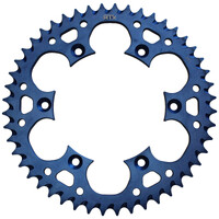 MTX 251 ZERO ALUMINIUM REAR SPROCKET 520 PITCH 47-TEETH BLUE 11A-428-47BLU