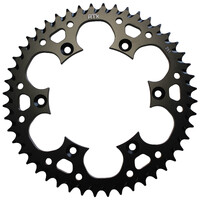 MTX 251 ZERO ALUMINIUM REAR SPROCKET 520 PITCH 48-TEETH BLACK - 11A-428-48BLK