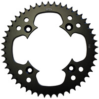 MTX 798 ZERO ALUMINIUM REAR SPROCKET 428 PITCH 52-TEETH BLACK - 11A-209-52BLK