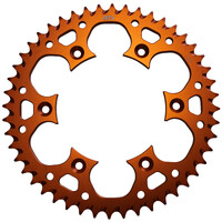 MTX 897 ZERO ALUMINIUM REAR SPROCKET 520 PITCH 45-TEETH ORANGE - 11A-KM1-45ORG