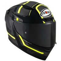 SUOMY TRACK-1 NINETY SEVEN HELMET GUNMETAL YELLOW