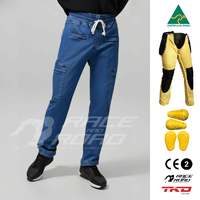 TKD JEANS JO / NATHAN STRETCH SLIM / SKINNY ELASTICATED BLUE