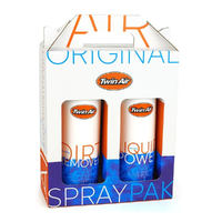 Twin Air Liquid Power Spray + Liquid Dirt Remover Spray Pak