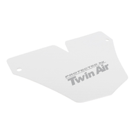 Twin Air Helmet Mud Deflector 2mm PE Foam - White