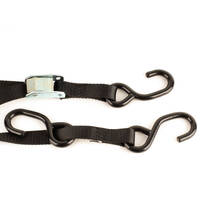 WHITES TIE DOWN PWC 3.2M 2 S HOOK 1 FLOAT - BLACK