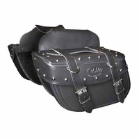 TRAVEL MASTER SADDLE BAGS - SLANT WITH STUDS