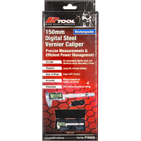 MOTORCYCLE SPECIALTIES DIGITAL VERNIER CALIPER RECHARGEABLE 150MM - UPDVG3
