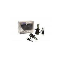 H4 LED BULBS WITH COOLING FANS PAIR