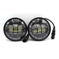 WHITES LED SPOTLIGHT INSERT 4-1/2in - HARLEY DAVIDSON - PAIR