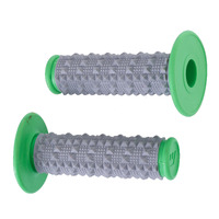 WHITES MX LARGE DIAMOND GRIP - GREY/ GREEN