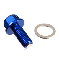 WHITES MAGNETIC SUMP PLUG M10 x 22 x 1.50 - BLUE