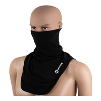 WHITES BIG SOFTY MICROFIBRE NECK TUBE - BLACK