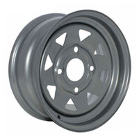 WHITES ATV STEEL RIM 8 SPOKE 12 x 7 CAN-AM FRONT & REAR 4/137 4+3