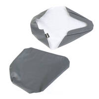 WHITES VINYL SEAT COVER - SUZUKI DR200SE - DARK GREY