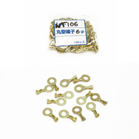 WHITES BATTERY RING/EYE TERMINAL 6MM (100 PACK)