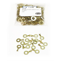 WHITES BATTERY RING/EYE TERMINAL 8MM (100 PACK)