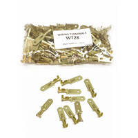 WHITES TERMINAL MALE SPADE (100 PACK)