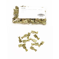 WHITES TERMINAL FEMALE SPADE (100 PACK)