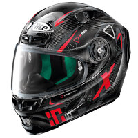 X-LITE X-803 ULTRA CARBON DARKO HELMET RED BLACK GREY