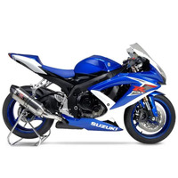 YOSHIURA R77 STAINLESS STEEL SLIP-ON W/CARBON TIP - SUZUKI GSX-R 600/750 '08-10