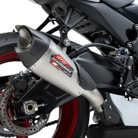 Yoshimura AT2 Slip-On Exhaust Stainless / Stainless Muffler - Suzuki GSX-R600/750 '11-24