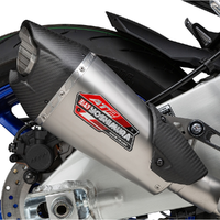 Yoshimura AT2 Slip-On Exhaust Stainless / Stainless Muffler - Yamaha MT-10 '22-25