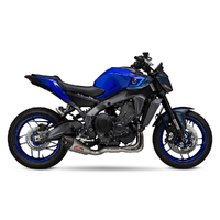 Yoshimura AT2 Full System Exhaust Stainless / Stainless Muffler (Race) - Yamaha MT-09 '21-25 / XSR900 '22-25