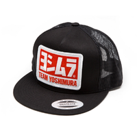 Yoshimura Team Snapback Trucker Hat Black