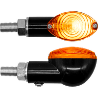 MOTORCYCLE SPECIALTIES MINI CAT EYE INDICATOR BLACK - ZIU16