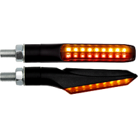 MOTORCYCLE SPECIALTIES PATHWAY REAR LED INDICATOR / STOP / TAIL LIGHT SMOKED LENS - ZIU316LED