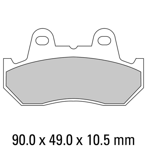 FERODO BRAKE DISC PAD SET - FDB244 EF ECO FRICTION COMPOUND