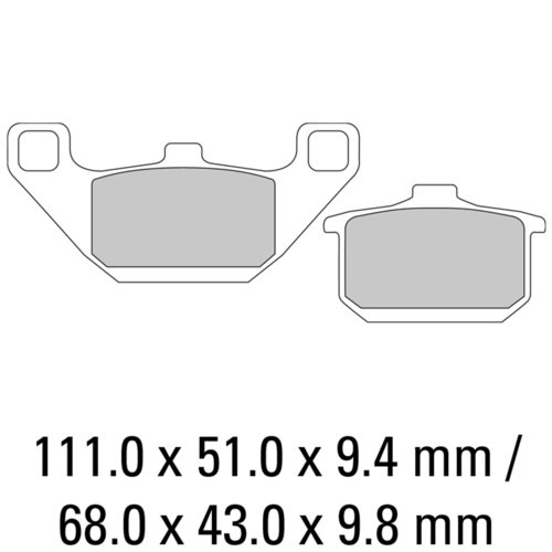 01-0339 FERODO BRAKE PADS