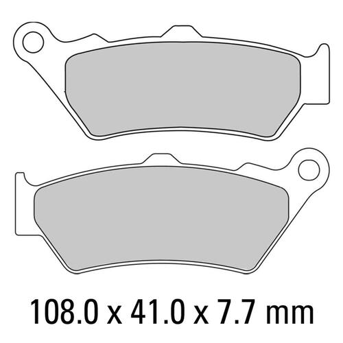FERODO BRAKE DISC PAD SET - FDB2006 EF ECO FRICTION