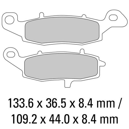 FERODO BRAKE DISC PAD SET - FDB2048 ST SINTERED COMPOUND