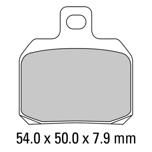 FERODO BRAKE DISC PAD SET - FDB2074 P PLATINUM COMPOUND 