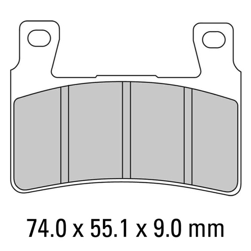 FERODO BRAKE DISC PAD SET - FDB2079 ST SINTERED COMPOUND