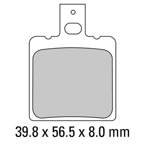FERODO BRAKE DISC PAD SET - FDB2081 S SCOOTER COMPOUND