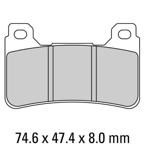 FERODO BRAKE DISC PAD SET - FDB2181 ST SINTERED COMPOUND