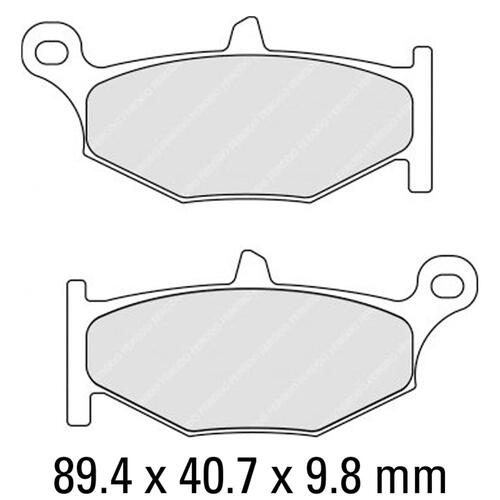FERODO BRAKE DISC PAD SET - FDB2213 P PLATINUM COMPOUND 