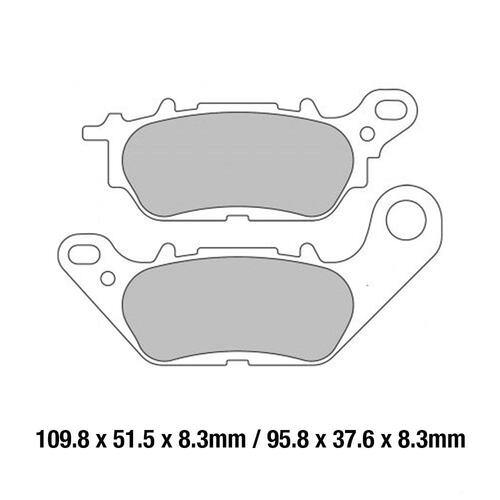 FERODO BRAKE DISC PAD SET - FDB2238 EF ECO FRICTION COMPOUND