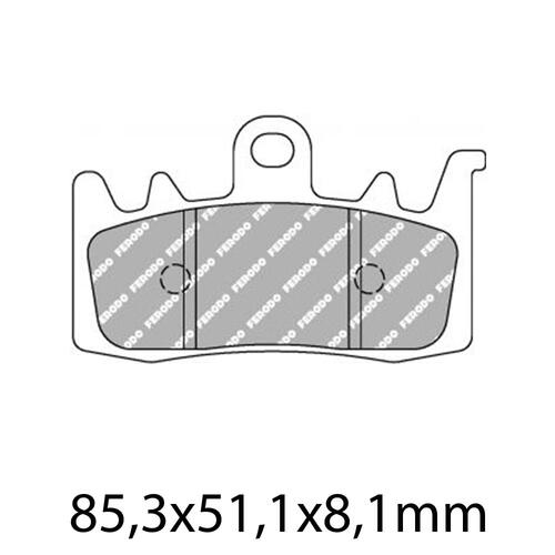 FERODO BRAKE DISC PAD SET - FDB2265 ST SINTERED COMPOUND