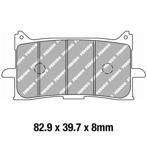 FERODO BRAKE DISC PAD SET - FDB2294 ST SINTERED COMPOUND
