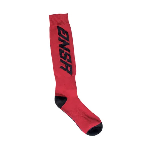 ANSWER SOCK STANDARD RED BLACK S/M