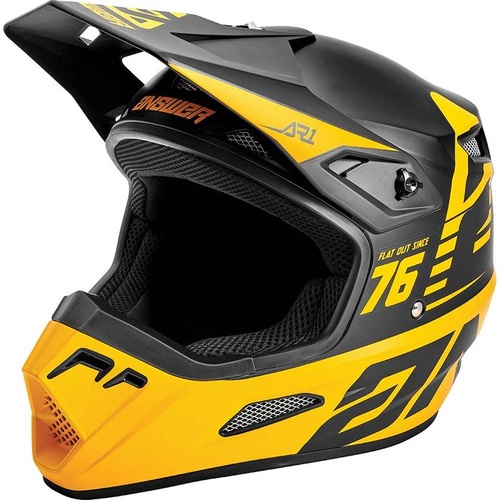 ANSWER 2021 AR1 BOLD HELMET BLACK/BUS L