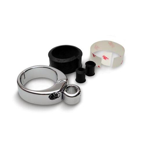 MOTIONPRO CABLE CLAMPS - 1 1/4in-1 1/2in SINGLE THROTTLE/CLUTCH - CHROME