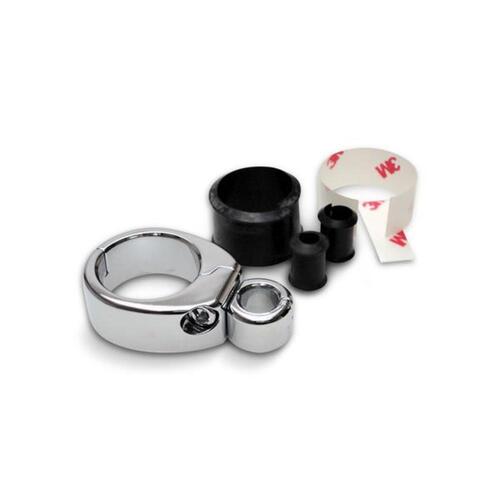 MOTIONPRO CABLE CLAMPS - 1in-1 1/8in SINGLE THROTTLE/CLUTCH - CHROME