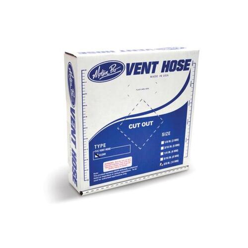 MOTIONPRO CLEAR PVC VENT HOSE 3/8in - (9MM) ID X 25FT