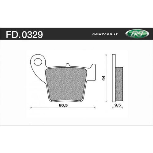 NEWFREN BRAKE PADS - FD0329-SD OFF ROAD DIRT SINTERED 