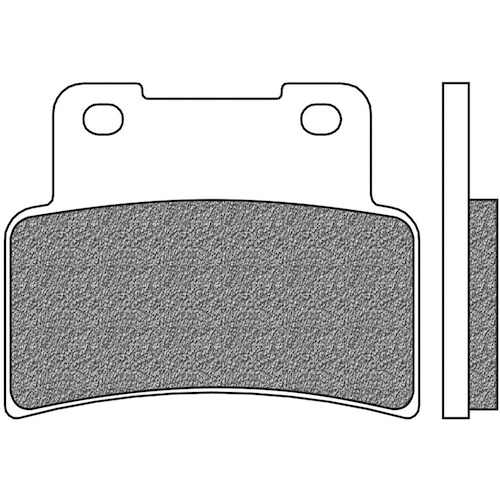 NEWFREN BRAKE PADS - FD0404-BT TOURING ORGANIC   