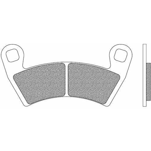 NEWFREN BRAKE PADS - FD0492-SV OFF ROAD ATV SINTERED 